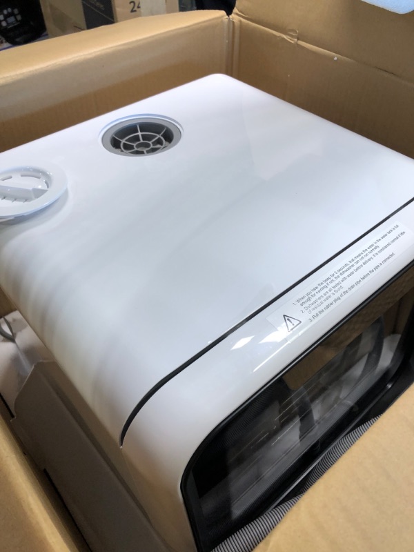 Photo 5 of COMFEE' Portable Dishwasher Countertop, Mini Dishwasher with 5L Built-in Water Tank, No Hookup Needed, 6 Programs, 360° Dual Spray, 192? High-Temp& Air-Dry Function, Dishwasher for Apartments& RVs