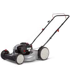 Photo 1 of 21 in. 140 cc Briggs and Stratton Walk Behind Gas Push Lawn Mower with Height Adjustment and Prime 'N Pull Start
