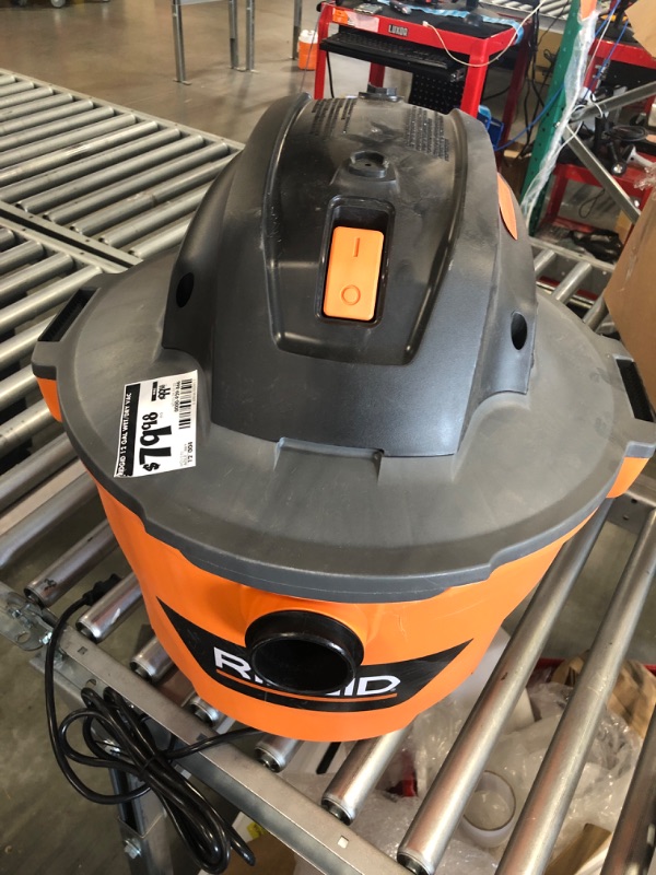 Photo 3 of 6 Gallon 3.5 Peak HP NXT Wet/Dry Shop Vacuum with Filter