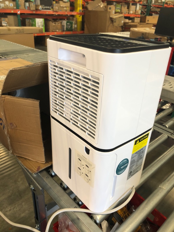 Photo 3 of 1500 Sq. Ft Dehumidifier for Large Room and Basements, HUMILABS 22 Pints Dehumidifiers with Auto or Manual Drainage, 0.528 Gallon Water Tank with Drain Hose, Intelligent Humidity Control, Auto Defrost, Dry Clothes, 24HR Timer 1500 sq.ft