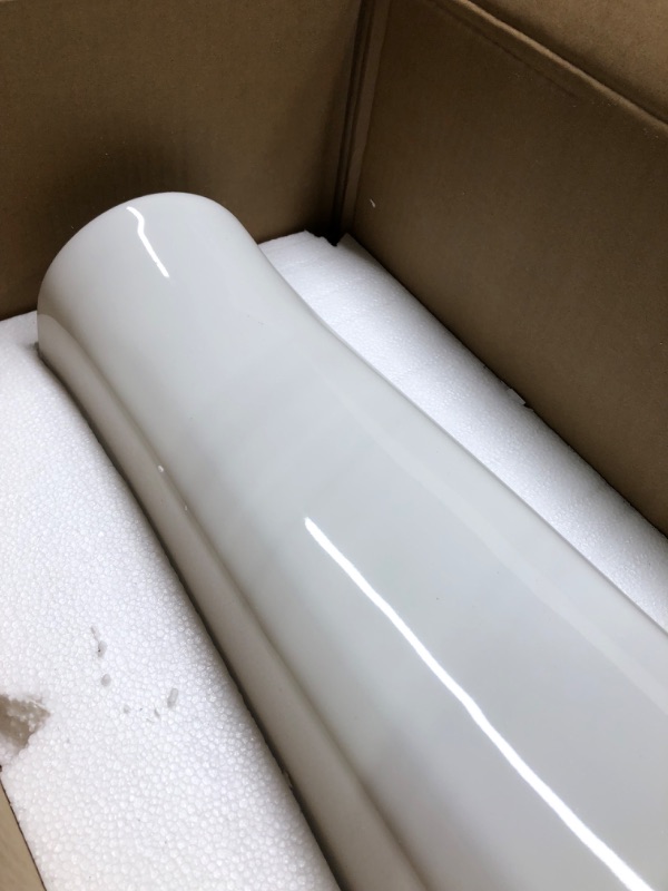 Photo 1 of AMASHEN 27" Traditional Bathroom Sink Full Pedestal Stand - Rectangular Ceramic Sink Basin with Single or Double Hole and Overflow (Pedestal Only)