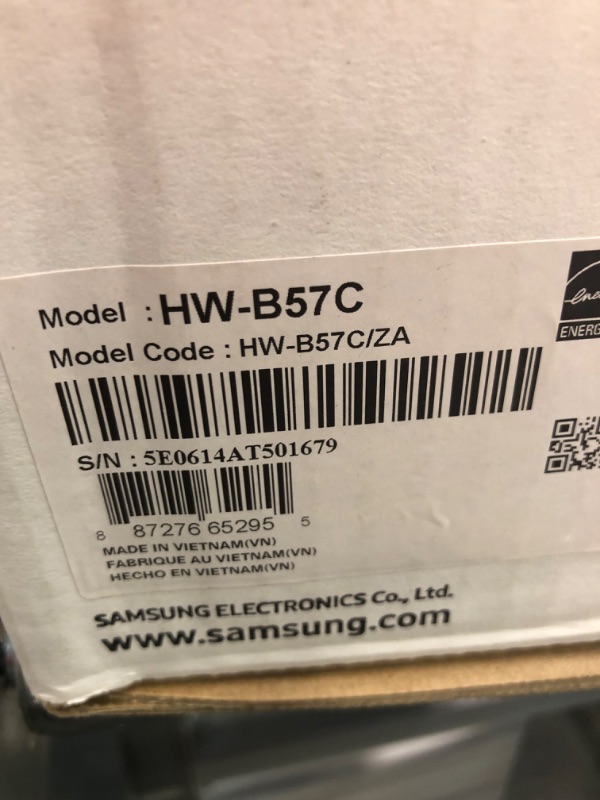 Photo 6 of SAMSUNG HW-B57 B-Series 4.1ch Soundbar w/Dolby Audio/DTS Virtual X, Game Mode, Wireless Bluetooth TV Connection, Rear Speaker Kit & Subwoofer Included HW-B57C Soundbar