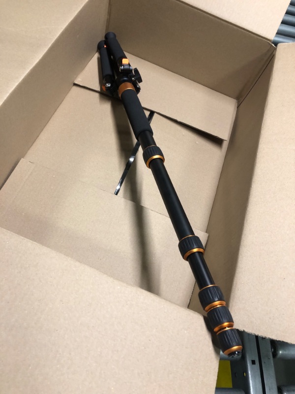 Photo 5 of Koolehaoda Camera Aluminum Monopod with Metal Tripod Base.6 Sections 46-177cm/18-69inch Adjustable, Leg Diameter ?28mm,up to 6kg /13lbs
