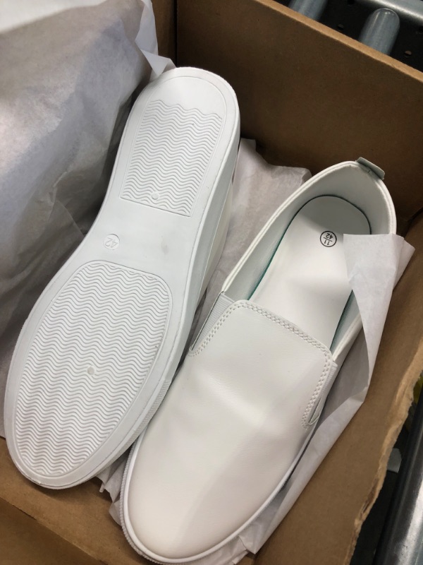 Photo 3 of All white Slip On Shoes Size 42 *** Unbranded ***