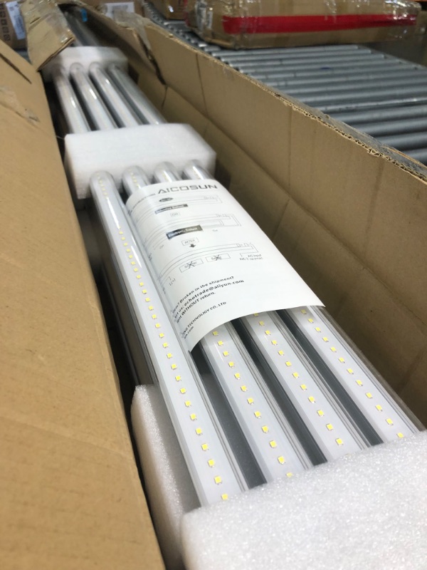 Photo 5 of 8 Foot Led Lights, F96T12 8ft Led Bulbs Fluorescent Replacement, T8 T10 T12 96" 45Watt FA8 Single Pin LED Shop Lights 5400LM, Ballast Bypass, 6000k, Workshop, Warehouse, Clear Cover(12 Pack) 12PACK Clear