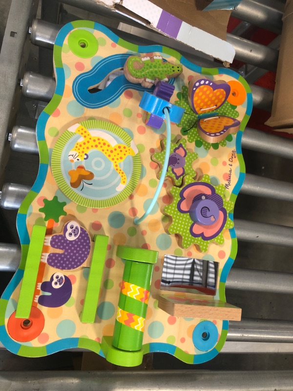 Photo 1 of Melissa & Doug First Play Children’s Jungle Wooden Activity Table for Toddlers