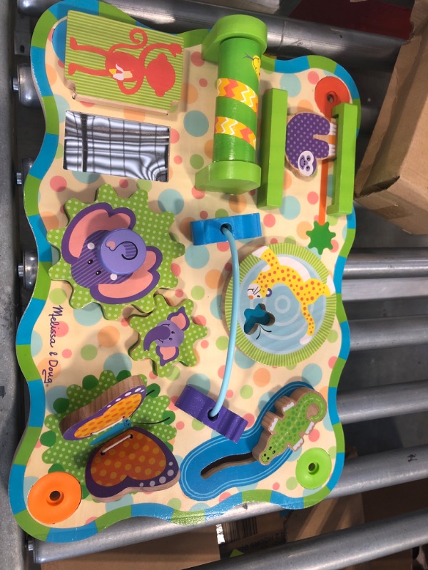 Photo 1 of Melissa & Doug First Play Children’s Jungle Wooden Activity Table for Toddlers