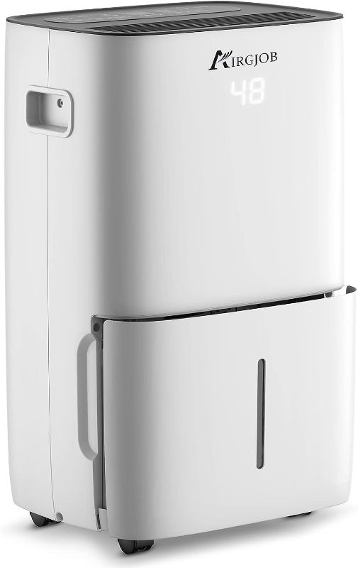 Photo 1 of 35-Pint Dehumidifier for Basement and Large Room - 3500 Sq. Ft. Quiet Dehumidifier for Large Capacity Room Home Bathroom Basements - Auto Continuous Drain Remove Moisture