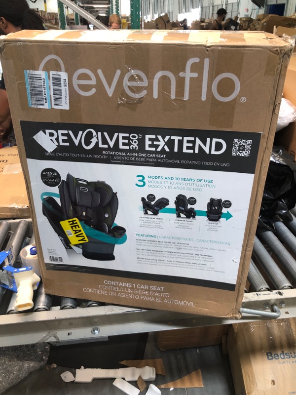 Photo 2 of Evenflo Revolve Extend Rockland Convertible Car Seat Revolve Extend Quick Clean Cover Rockland Green