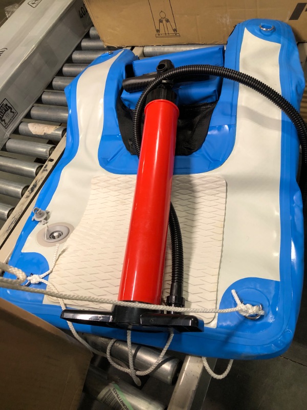 Photo 1 of Toriexon Inflatable Water Ramp for Dogs Pup Plank (35.4"x23.6")- Durable, Puncture-Resistant Surface Ensures Safe and Easy Access to Water for Dogs, Perfect for Pools, Lakes, and Beaches Small(35.4"x23.6")