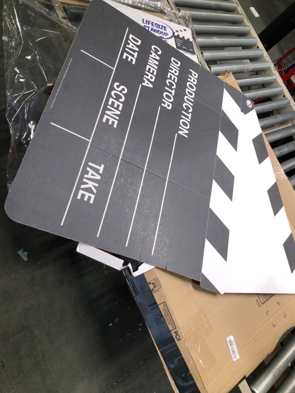Photo 1 of Cardboard People Film Clapper Life Size Cardboard Cutout Standup