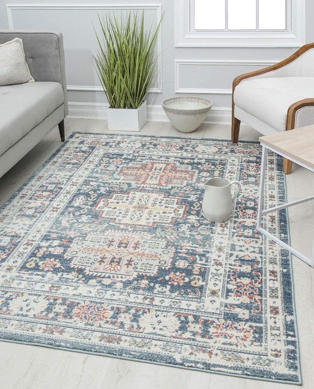 Photo 1 of 
Roll over image to zoom in







4 VIDEOS
Rugs America Gallagher Collection GL55C Prussian Sundara Transitional Vintage Area Rug 8' x 10'