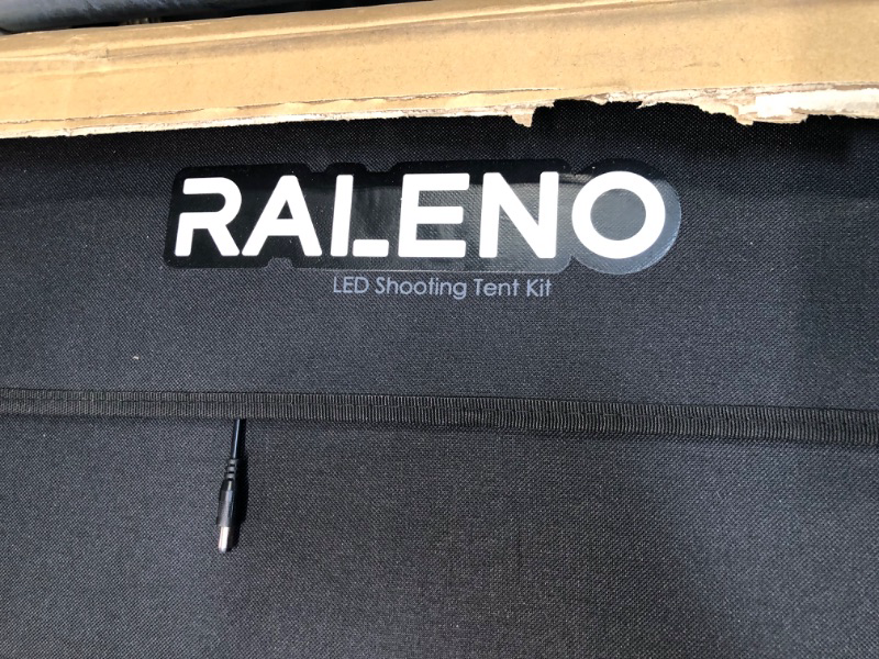 Photo 1 of RALENO Photo Studio Light Box,24"x23"x23" 60W Portable Professional Adjustable Brightness Shooting Tent Kit with 156 LED Lights 4 Colored Backdrops for Product Photography