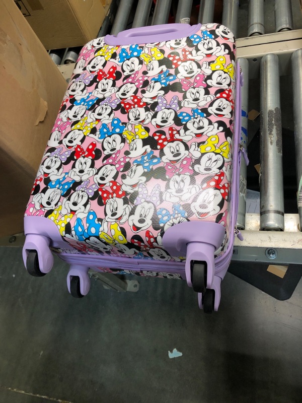 Photo 4 of American Tourister Disney Hardside Luggage with Spinners, Minnie Pastel, 2-Piece Set (18/20) 2-Piece Set (18/20) Minnie Pastel