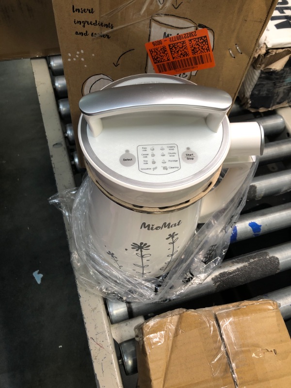 Photo 1 of MioMat 8in1 Plant-based Milk Maker | Soy Milk, Almond milk, Nut Milk, Oat Milk, Cashew Milk | + Soups, Porridges and Smoothies | FREE Recipe Book | Self-Cleaning | Raw Milk Program | Stainless Steel