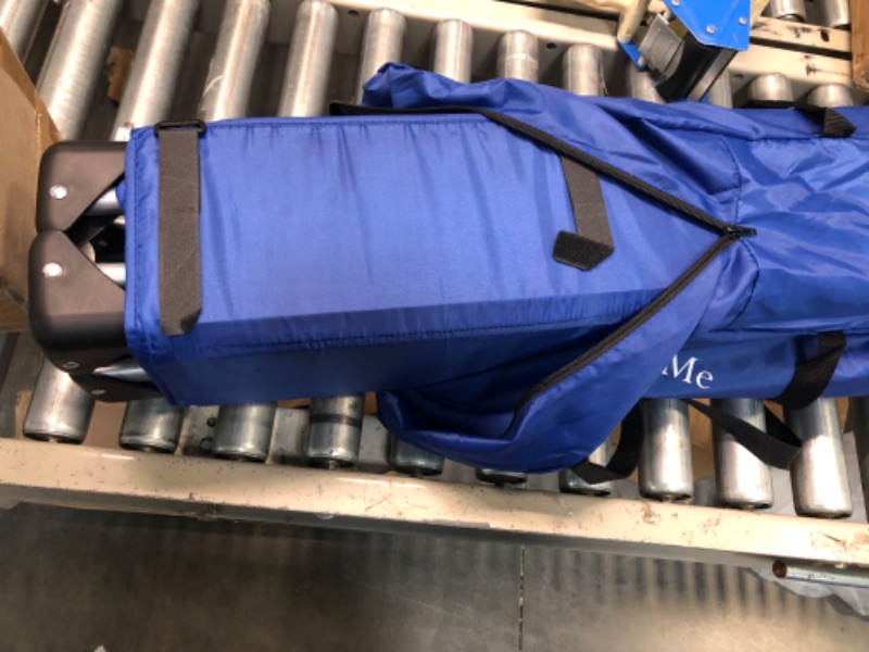 Photo 1 of Dream On Me Nest Portable Play Yard With Carry Bag And Shoulder Strap, Royal Blue