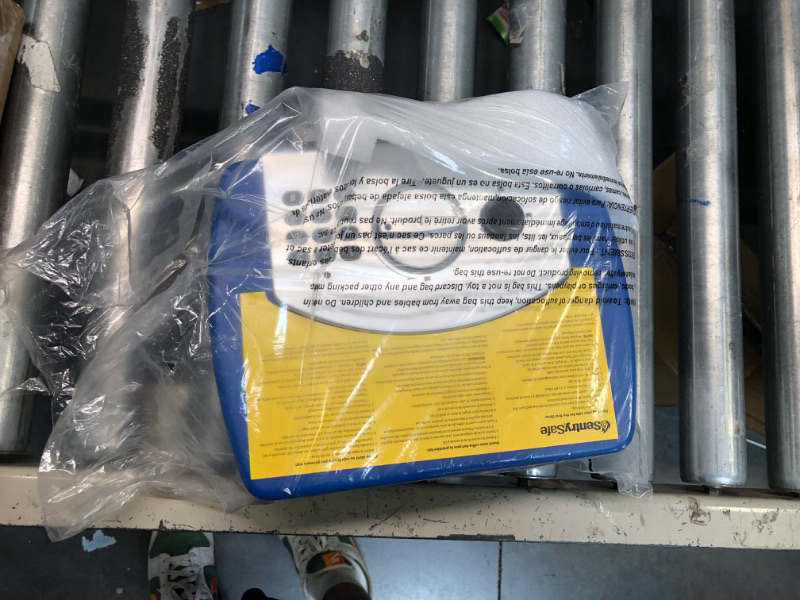 Photo 1 of Sentry Safe Small Safe with Digital Keypad, Lock Box for Dorm or Travel, Ex: 2.9 in x 10.0in x 7.9 in Blue