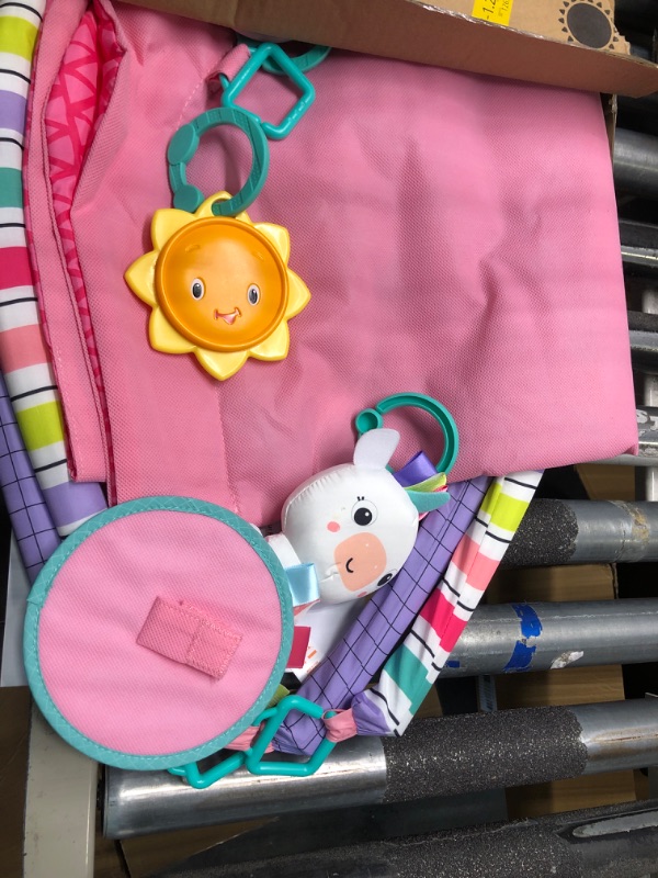 Photo 1 of Bright Starts Unicorn Crew Baby Activity Gym & Play Mat with Taggies, Newborn and up - Pink, 30x30x18 Inch