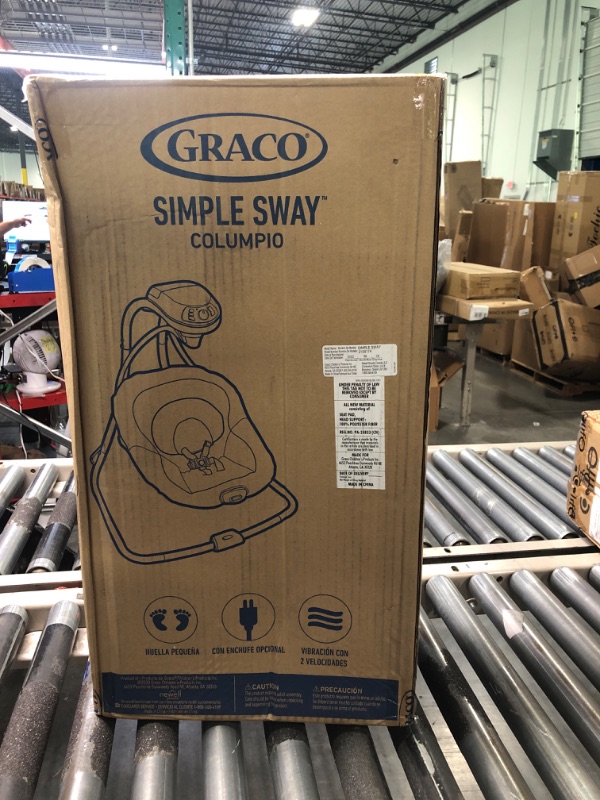 Photo 2 of Graco® Simple Sway™ Swing, Ivy Simple Sway Ivy