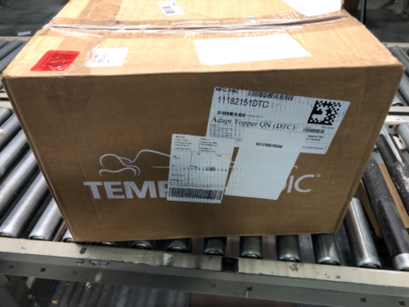 Photo 2 of Tempur-Pedic TEMPUR Supreme 3-Inch Mattress Topper, Medium Firm, Queen, White 3 Inch Queen