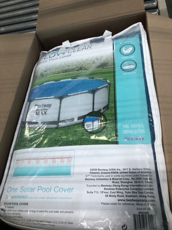 Photo 3 of Bestway 58242 Solar Pool Cover, 12-Feet