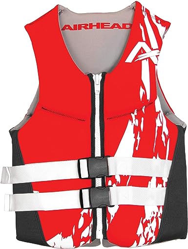 Photo 1 of Airhead Swoosh Kwik-Dry red  Life Jacket, US Coast Goard Approved Type III Life Jacket, Adult and Youth Sizes Vest adult small 