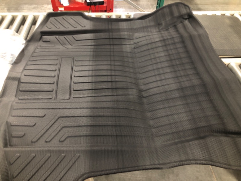 Photo 2 of Tesla Model 3 Custom Fit (2020-Present) Trunk Mat, Under Trunk, and Frunk Mats Set | All-Weather - 5 Seater Rubber Mat Model 3 Accessories - Floor Liner Car Interior Accessories - Black