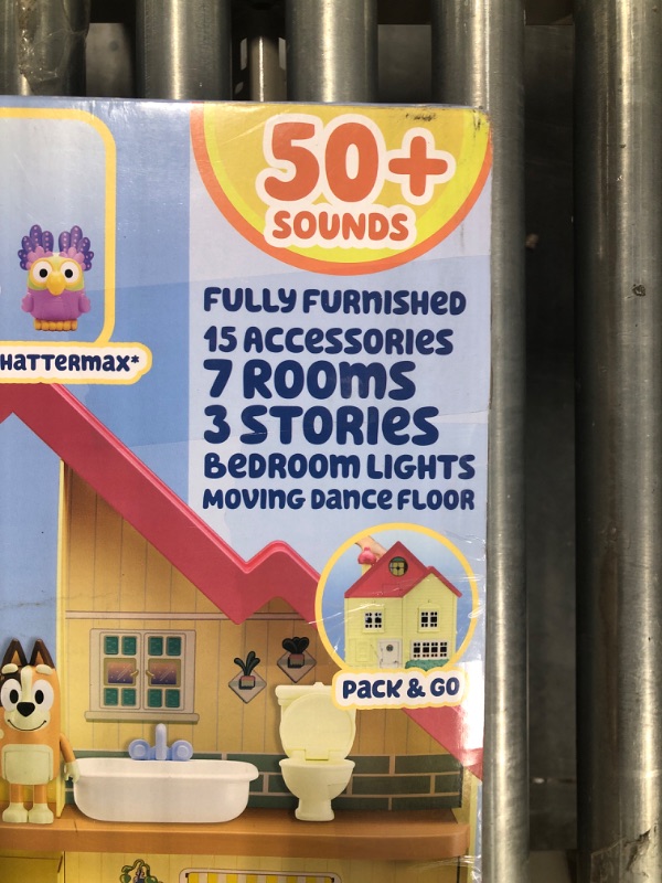 Photo 1 of Bluey Ultimate Lights & Sounds Playhouse with Two posable Figures and Accessories | Heeler Home