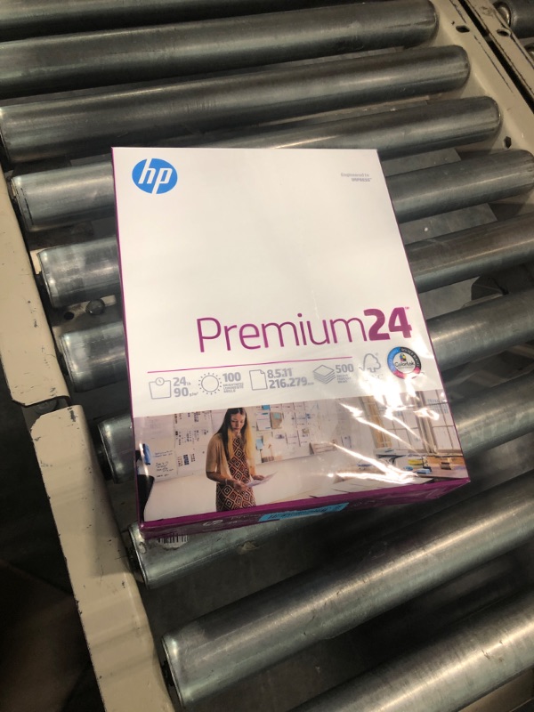 Photo 2 of HP Printer Paper | 8.5 x 11 Paper | Premium 24 lb | 1 Ream - 500 Sheets | 100 Bright | Made in USA - FSC Certified | 112400R 1 Ream | 500 Sheets Premium24