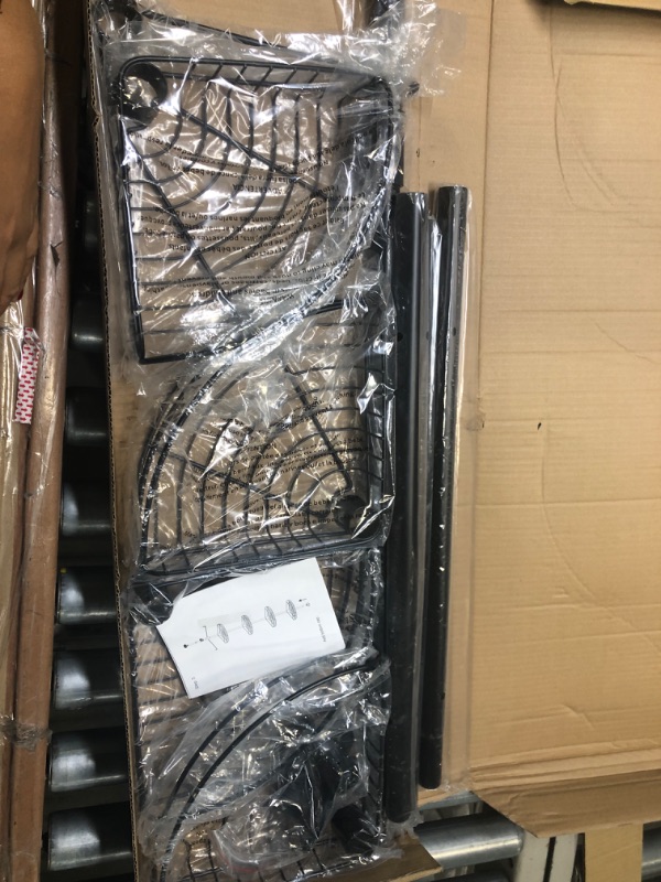 Photo 1 of ALLZONE Shower Caddy Corner, 4 Tier Shower Organizer, Rustproof Stainless Shower Shelves, No Drilling Shower Rack, Stylish Shower Storage and Shower Shelf for Inside Shower, 56-114 Inch, Black