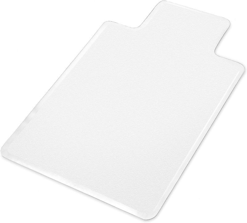 Photo 1 of 36" x 48" Office Desk Chair Floor Mat with Lip for Hardwood Floors, Clear