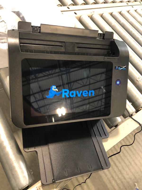 Photo 4 of Raven Original Document Scanner - Huge Touchscreen, Color Duplex Feeder (ADF), Wireless Scanning to Cloud, WiFi, Ethernet, USB, Home or Office Desktop (2nd Gen) Black
