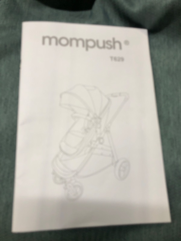 Photo 5 of Mompush Ultimate2 Baby Stroller with Removable Bassinet - Full-Size Baby Strollers for Comfortable Outings with Baby - Toddler Stroller with Reversible Stroller Seat - Smooth Glide Bassinet Stroller Ultimate2+Bassinet Sage