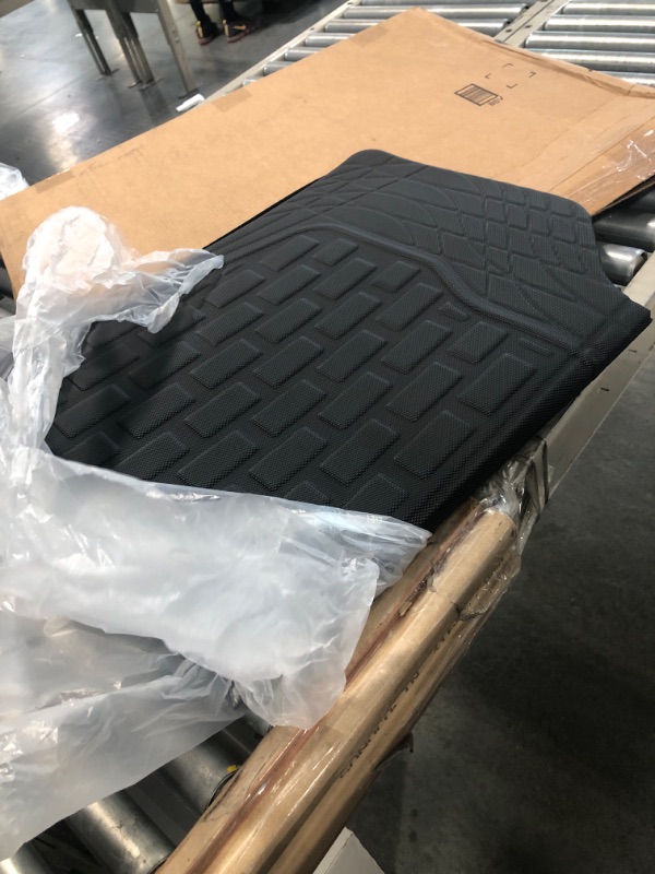 Photo 2 of TripleAliners Universal Fit Trunk Cargo Liner XPE Material Floor Mat Trim to Fit All Weather Protection Trimmable Trunk Floor Liner for Car Sedan SUV and Truck Trunk Liner