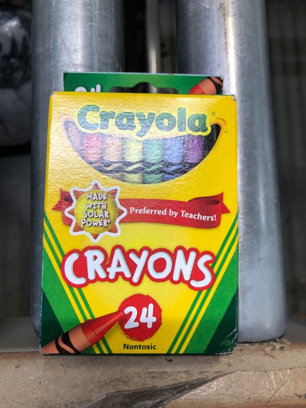 Photo 2 of 24 Pack Crayons, Classic Colors, Crayons For Kids, School Crayons, Assorted Colors - 24 Crayons Per Box - 1 Box