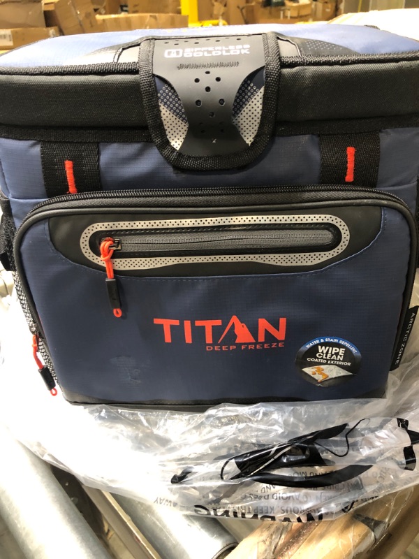 Photo 3 of Arctic Zone Titan Deep Freeze Zipperless Hardbody Coolers - Sizes: 9, 16, 30 and 48 Can - Colors: Navy, Moss, Process Blue, Pine, Citrus, Gray, Blue Lagoon Blue 16 Can