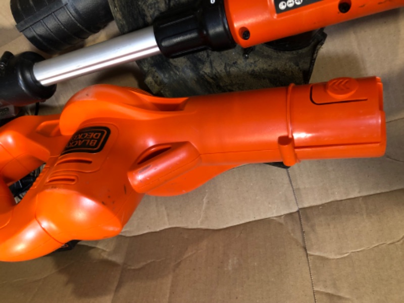 Photo 1 of BLACK+DECKER 20V MAX String Trimmer/Edger & Sweeper Kit with Trimmer Line, 30-Foot, 0.065-Inch, 3-Pack (LCC222 & AF-100-32P) 2 Battery Kit w/ (3) Spools