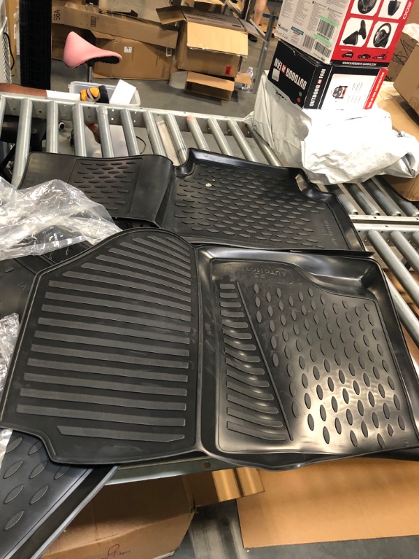 Photo 1 of R5 AUTOMOTIVE Fits 2020-2021 Toyota Corolla Sedan Floor Mats Front & 2nd Row Seat Custom Liner & Cargo Liner Full Set (Black)