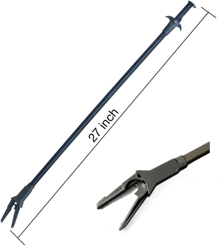 Photo 1 of AquaticHI Aquarium Tongs 27 inch (70 cm), 100% Reef Safe, Multi Purpose for Fresh and Saltwater Fish Tanks, Clip Plants, Spot Feed Fish and Coral, Keep Hands Dry
