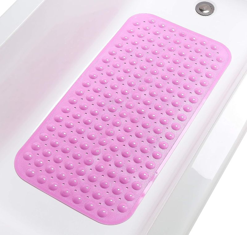 Photo 1 of  Large Non-Slip Bathtub & Shower Mat 47X32 PINK