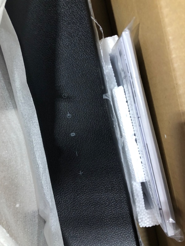 Photo 1 of Sony S100F 2.0ch Soundbar with Bass Reflex Speaker, Integrated Tweeter and Bluetooth, (HTS100F), easy setup, compact, home office use with clear sound black