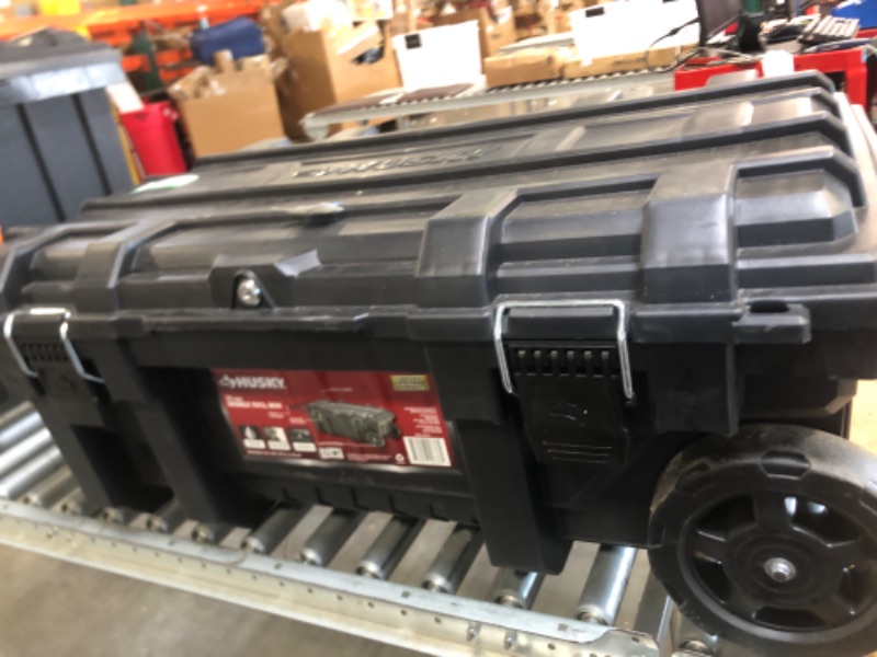 Photo 2 of 23 in. 25 Gal. Black Rolling Toolbox with Keyed Lock