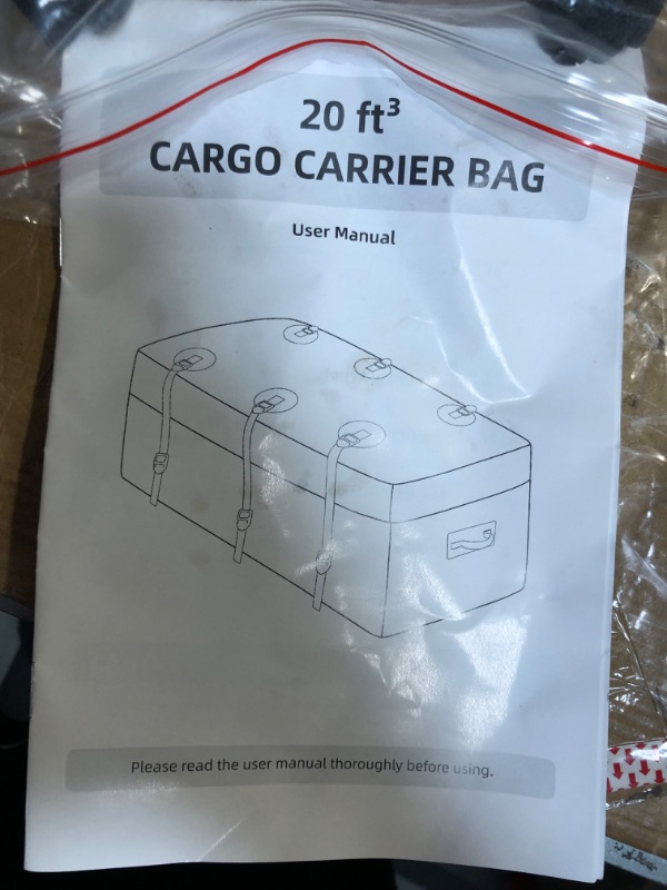 Photo 3 of 20 FT CARGO CARRIER BAG BLACK