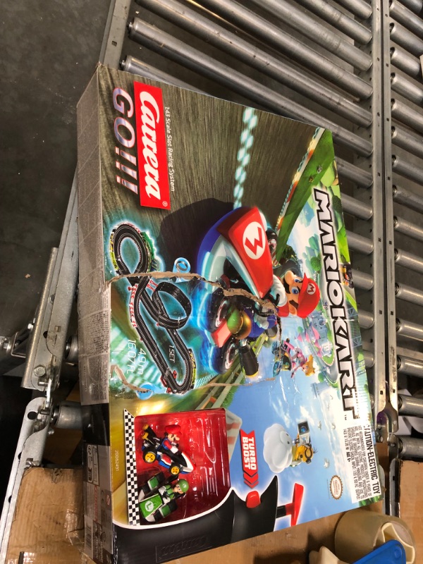 Photo 2 of Carrera GO!!! Electric Powered Slot Car Racing Kids Toy Race Track Set 1:43 Scale, Mario Kart