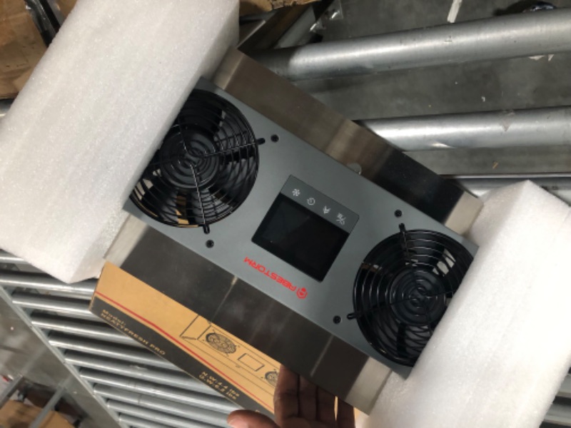 Photo 1 of Abestorm Crawlspace Ventilation Fan, Crawl space Ventilator Fan with Humidistat, Temperature Controller, Moisture Reducing, for Crawl Spaces Garage Attic Hydroponics Grow Tents, 240CFM (Air-out)