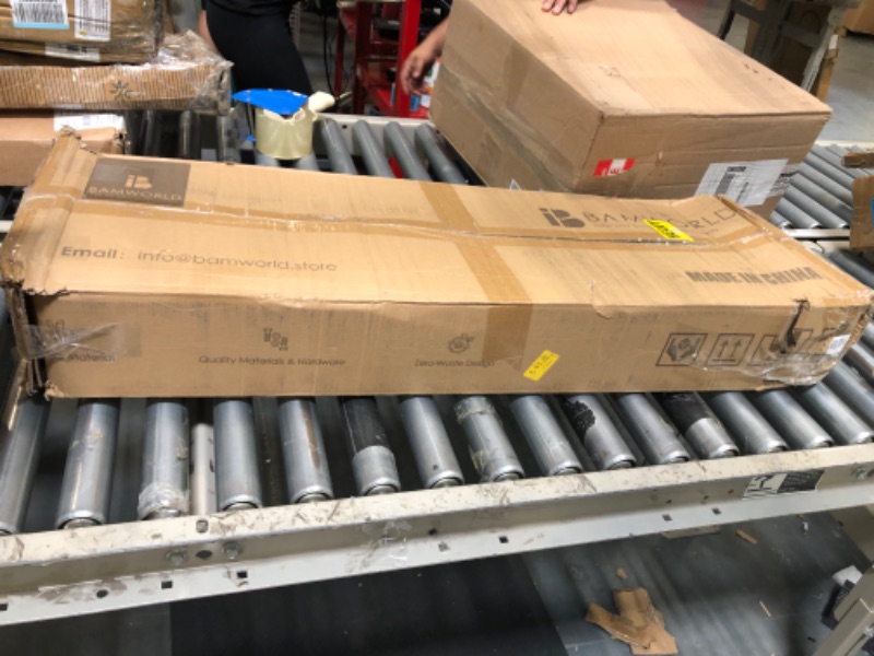 Photo 1 of Shoe Rack Bench Bamboo 3 Tier Shoe Bench Entryway Shoe Storage Benches Shoe Shelf Organizer for Hallway Bathroom Living Room (Brown,39.4" L) 3 tier-39.4"L*11.2"W*16.5"H