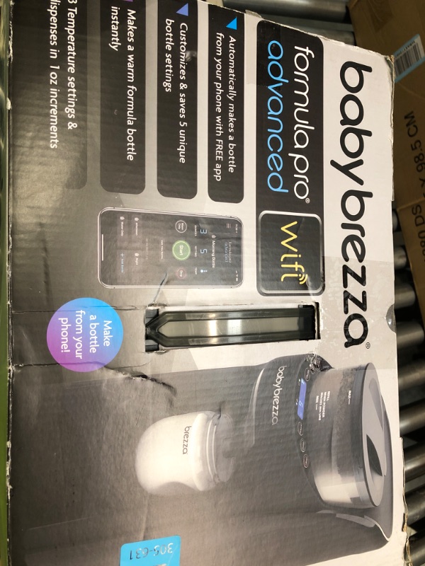 Photo 3 of Baby Brezza Formula Pro Mini Baby Formula Maker – Small Baby Formula Mixer Machine Fits Small Spaces and is Portable for Travel– Bottle Makers Makes The Perfect Bottle for Your Infant On The Go Advanced, WiFi