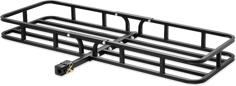 Photo 1 of ARKSEN 53 x 19 Inch Heavy Duty Cargo Rack Carrier 500 Lbs Capacity 2/1.25 Inch Receiver Hitch Luggage Basket for SUV Pickup Camping Traveling
