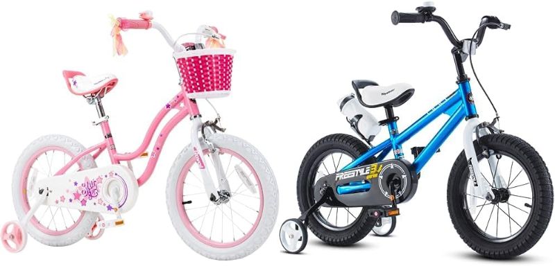 Photo 1 of Bixike Retro Design Girls Bike with Basket for 4-13 Years Old Kids, 16 Inch Kid Bicycle for Girls with Bell and Training Wheels, 20 Inch with Kickstand,Multiple Colors