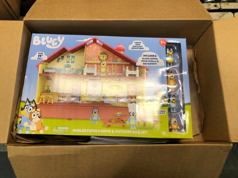 Photo 3 of Bluey Mega Bundle Home, BBQ Playset, and 4 Figures | Amazon Exclusive